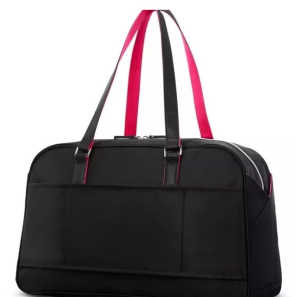 SJP by Sarah Jessica Parker Black and Pink Travel Bag - Picture 2 of 4